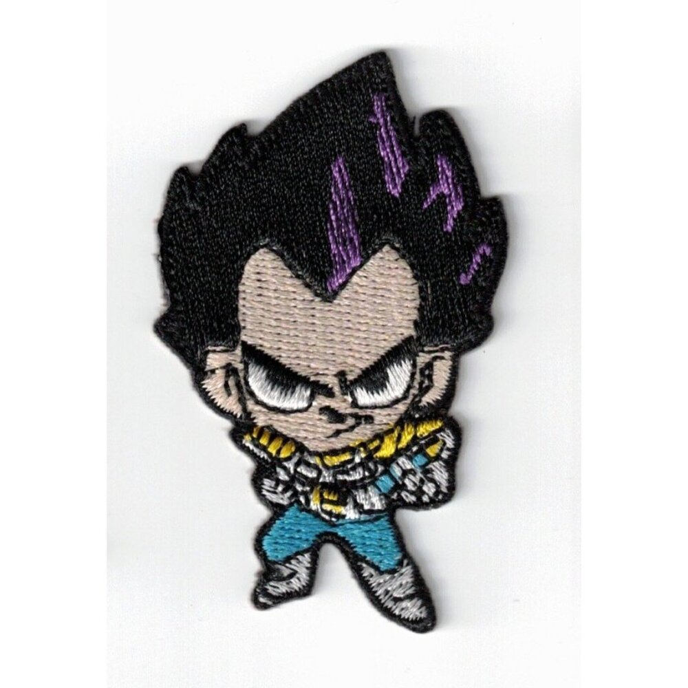 Dragon Ball Z Prince Vegeta Japanese Anime 2.5in Embroidered Iron-on Patch
